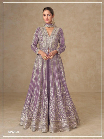 designer palazzo anarkali outfit
