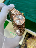 womens date style watch roman dial