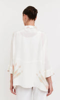 women white coord set back view with matching pants